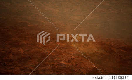 A serene landscape unfolds at dusk with mist hovering over a soft, earthy terrain. The hues blend seamlessly, creating a calming ambiance in natures embrace. A serene landscape unfolds at dusk with mist hovering over a soft, earthy terrain. The hues blend seamlessly, creating a calming ambiance in natures embrace. 134380814