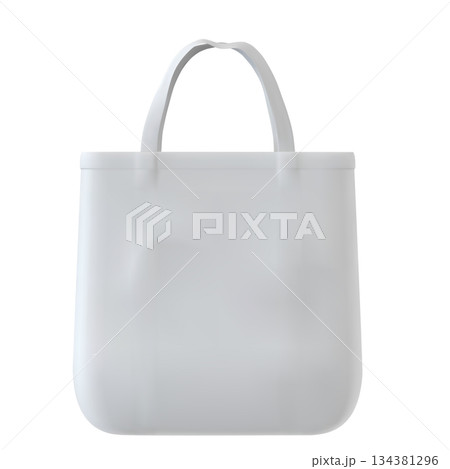 Tote bag mockup, realistic 3D vector white fabric shopping bag, blank canvas bag with handles, corporate identity item Tote bag mockup, realistic 3D vector white fabric shopping bag, blank canvas bag with handles, corporate identity item 134381296