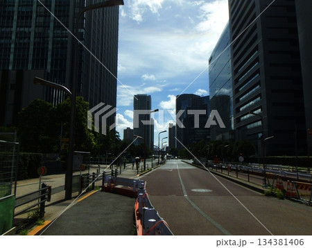 ビル群が見える風景 ビル群が見える風景 134381406