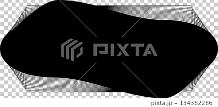 Rectangle blend emblem. Frame geometric modern, logo, tech, digital, science Rectangle blend emblem. Frame geometric modern, logo, tech, digital, science 134382286