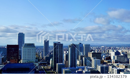 北海道札幌市のさっぽろテレビ塔から見える風景 北海道札幌市のさっぽろテレビ塔から見える風景 134382379