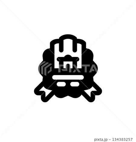 hotel badge vector icon. real estate icon solid style. perfect use for logo, presentation, website, and more. simple modern icon design glyph style hotel badge vector icon. real estate icon solid style. perfect use for logo, presentation, website, and more. simple modern icon design glyph style 134383257