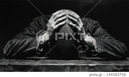 Burdened Soul: A Study in Despair and Stress 134383758