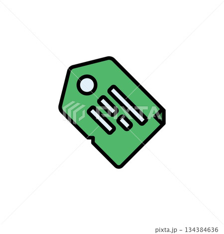 label vector icon filled line style. Perfect for website, application, commerce, presentation, logo and more. simple and modern color outline icon label vector icon filled line style. Perfect for website, application, commerce, presentation, logo and more. simple and modern color outline icon 134384636