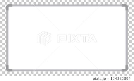 Illustration of a simple whiteboard 134385894