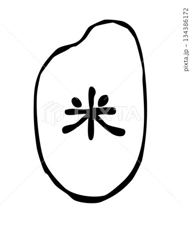シンプルアイコン_米 134386172