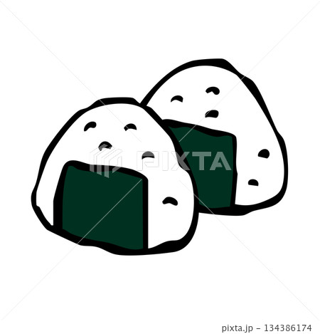 おにぎり2個セット 134386174