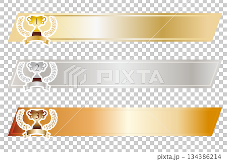 金、銀、銅排名框架套裝 134386214