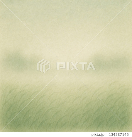 草原シリーズ:霧に包まれた草原の朝風景 草原シリーズ:霧に包まれた草原の朝風景 134387146