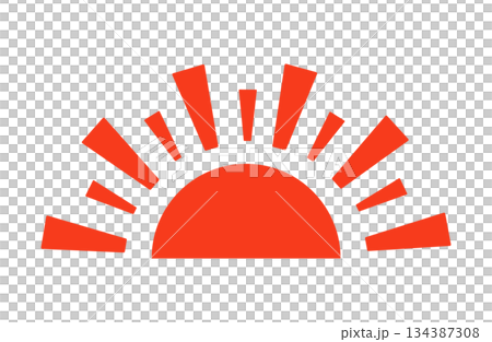 半日插圖 134387308