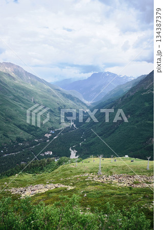 Green Mountain Valley With River View Green Mountain Valley With River View 134387379