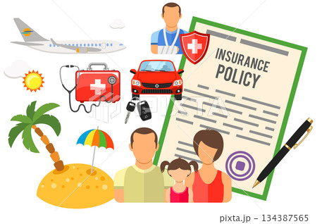 Travel Insurance Concept 134387565