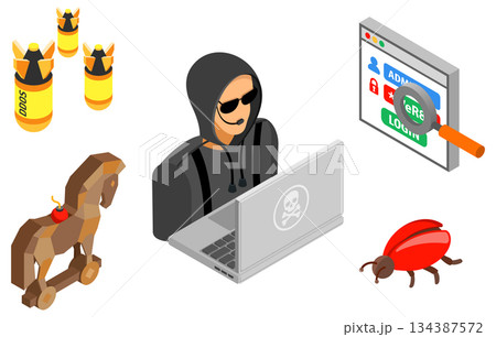 Hacker Activity Concept 134387572