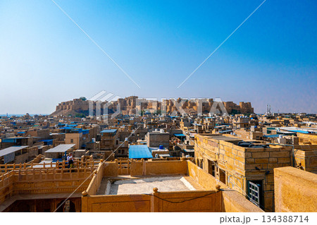 India, Jaisalmer Fort, also known as the Golden Fort, Sonar Qila 134388714