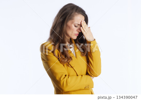 Executive Woman Reflecting on Business Challenges Executive Woman Reflecting on Business Challenges 134390047