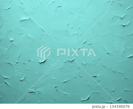 青緑の絵の具のシンプルな背景 134390076