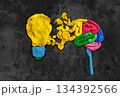 Creative Brain Symbol 134392566