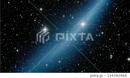 Pulsar Shining Brightly in the Vastness of Space Captured in Stellar Detail 134392988