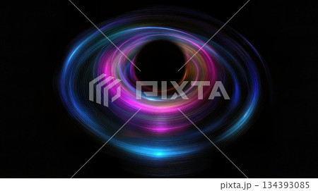 Stunning View of Planetary Rings From Above...のイラスト素材 [134393085] - PIXTA