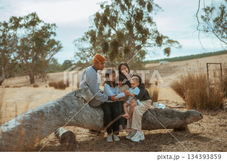 Family Gathering in Nature Cherished Moments Spent Together in the Great Outdoors Family Gathering in Nature Cherished Moments Spent Together in the Great Outdoors 134393859