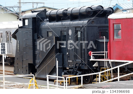 平賀駅に留置されているキ104ラッセル車 平賀駅に留置されているキ104ラッセル車 134396698