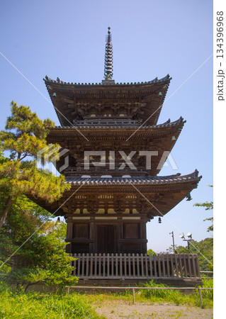 三溪園 旧燈明寺三重塔 三溪園 旧燈明寺三重塔 134396968
