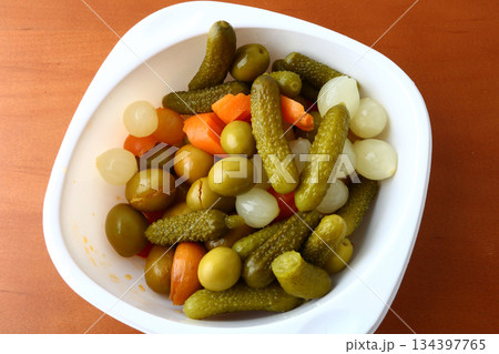 snack aperitive as a starter before lunch 134397765