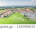 Land in aerial view with concept of land value. 134399035