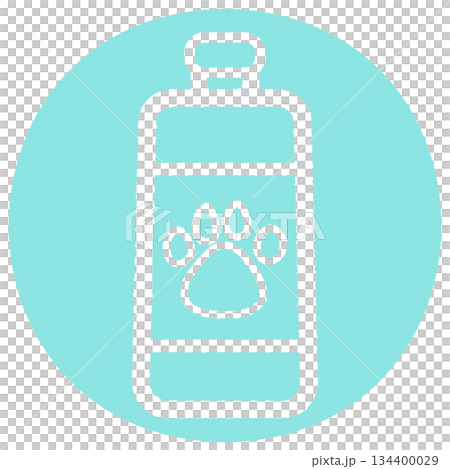 シンプルでかわいいボトルのイラスト-2- ミントグリーン 134400029