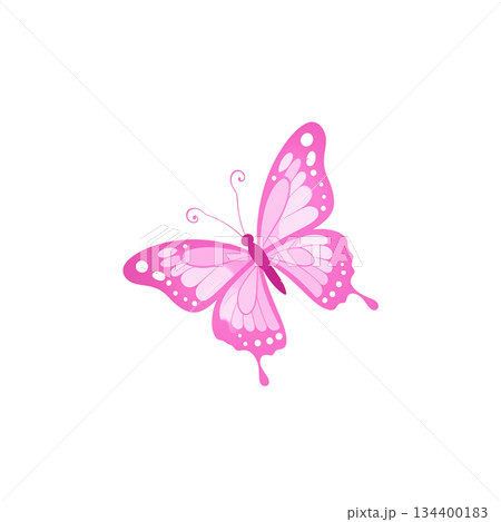 Watercolor butterfly on white background Watercolor butterfly on white background 134400183