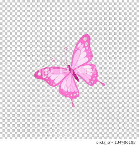 Watercolor butterfly on white background Watercolor butterfly on white background 134400183