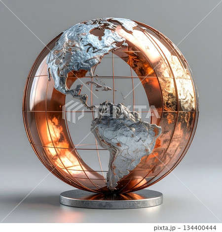 globe in glass 134400444