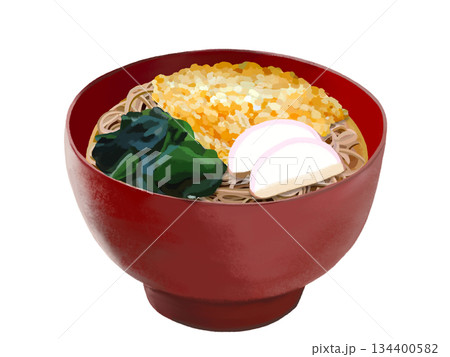 たぬきそば（赤椀） 134400582