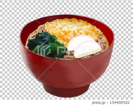 たぬきそば（赤椀） 134400582