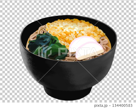 たぬきそば(黒椀) たぬきそば(黒椀) 134400583