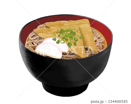 きつねそば（黒赤椀） 134400585