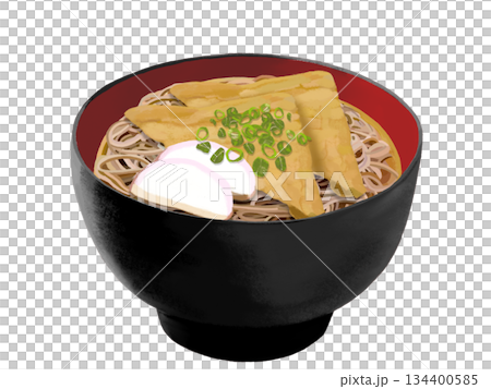 きつねそば（黒赤椀） 134400585