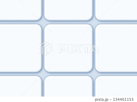 背景素材:白と青のタイル状のパターン 背景素材:白と青のタイル状のパターン 134401153