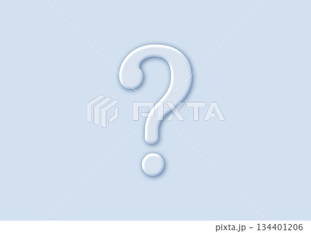 浮かび上がる疑問符の背景 134401206