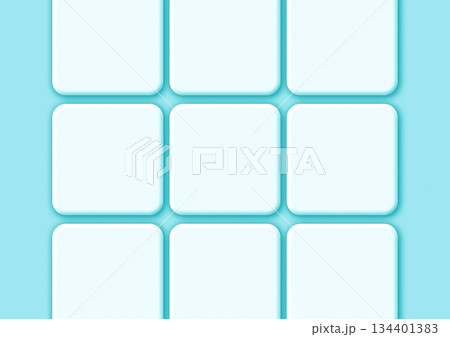 ライトブルーのタイル状UI素材 134401383