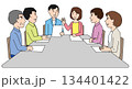 話し合いをする人々 134401422