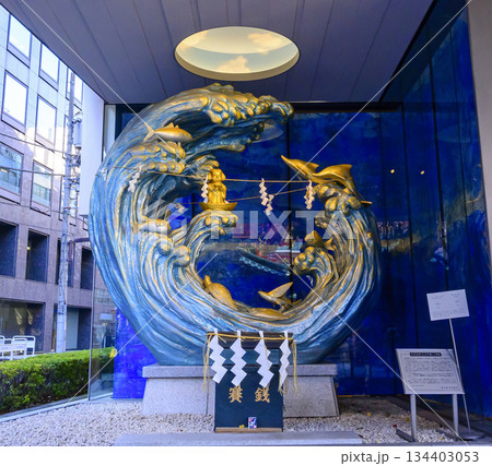 東京都　神田明神　えびす様尊像 134403053