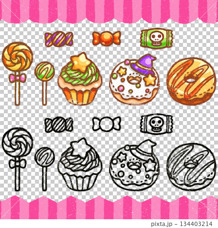 萬聖節糖果套裝 134403214