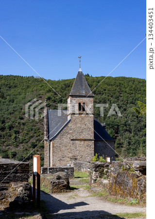 Esch-sur-Sure, Wiltz, Grand-Duche de Luxembourg, September 07, 2025, Tranquil rural chapel with 134403451