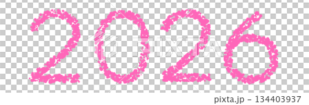 蠟筆材質手繪字母 2026 134403937