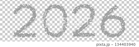 Crayon material hand-drawn letters 2026 Crayon material hand-drawn letters 2026 134403940