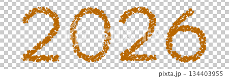 蠟筆材質手繪字母 2026 134403955