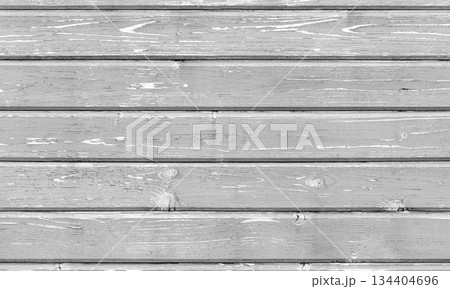 Weathered old gray wooden planks, background photo texture 134404696
