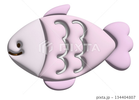 Inflated 3D of pastel purple fish for sea lives, animals, aquarium, souvenir shop, cartoon character, comic, mascot, cute patch, shirt print, toy, kid doll, brooch, under the sea, sticker, model, icon Inflated 3D of pastel purple fish for sea lives, animals, aquarium, souvenir shop, cartoon character, comic, mascot, cute patch, shirt print, toy, kid doll, brooch, under the sea, sticker, model, icon 134404807