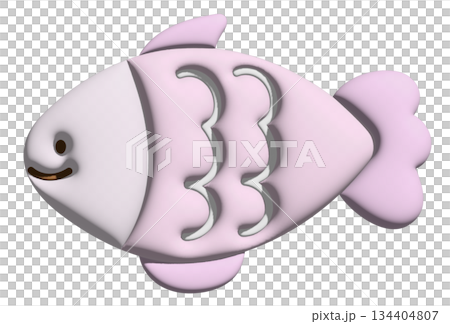 Inflated 3D of pastel purple fish for sea lives, animals, aquarium, souvenir shop, cartoon character, comic, mascot, cute patch, shirt print, toy, kid doll, brooch, under the sea, sticker, model, icon Inflated 3D of pastel purple fish for sea lives, animals, aquarium, souvenir shop, cartoon character, comic, mascot, cute patch, shirt print, toy, kid doll, brooch, under the sea, sticker, model, icon 134404807